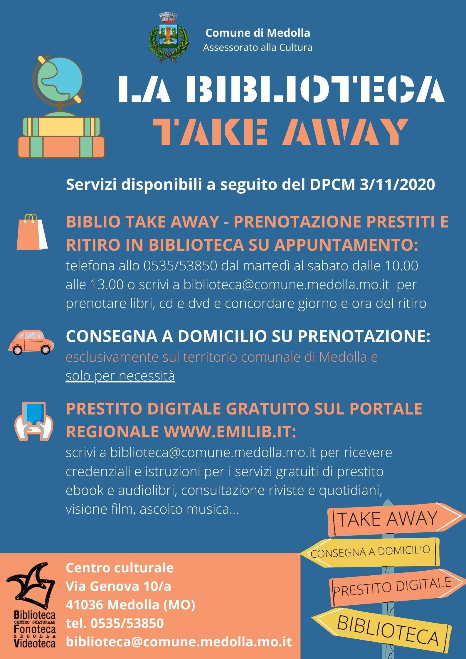 LA BIBLIOTECA TAKE AWAY